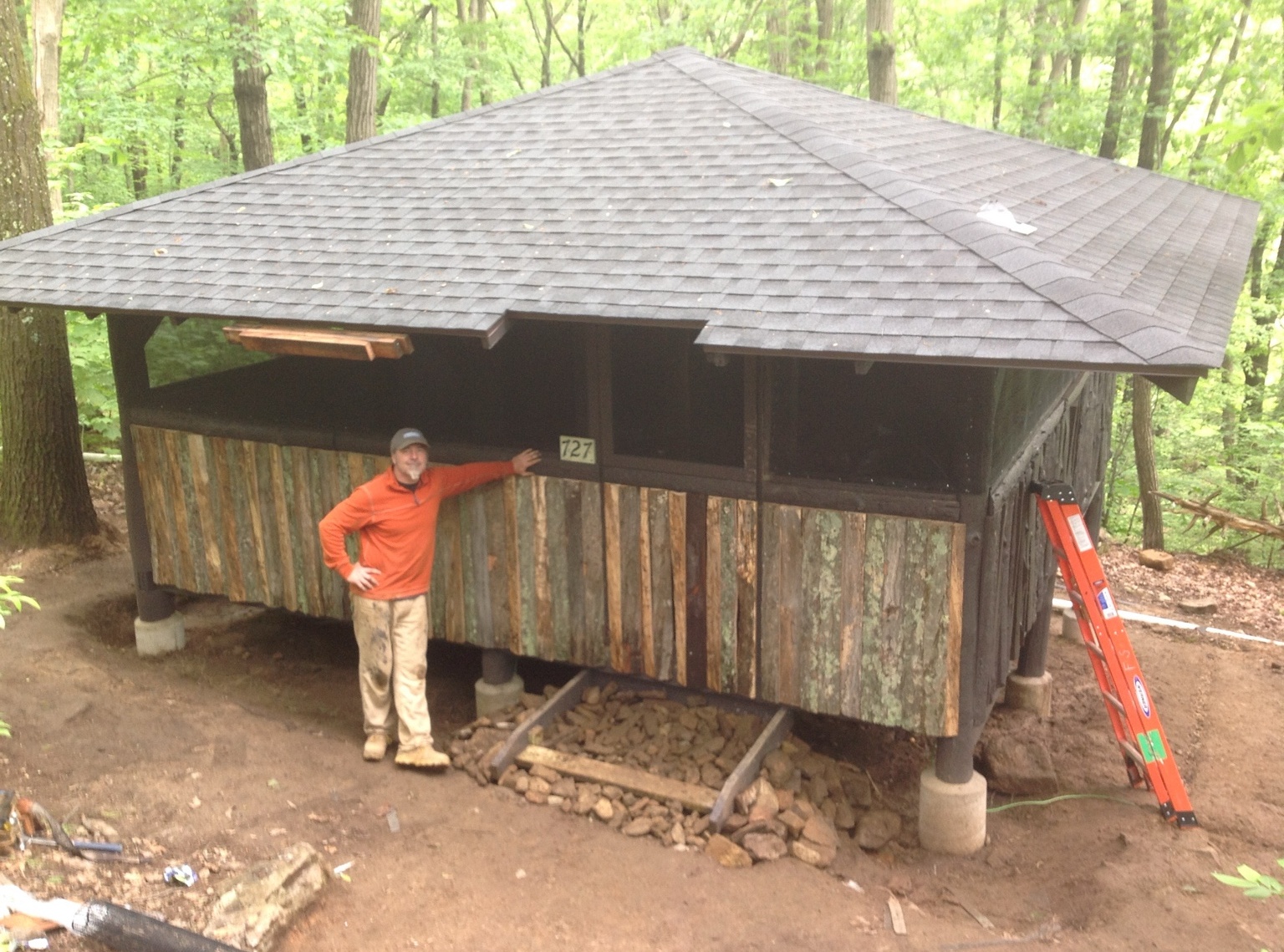 Harriman Park cabin after rehabilitation
